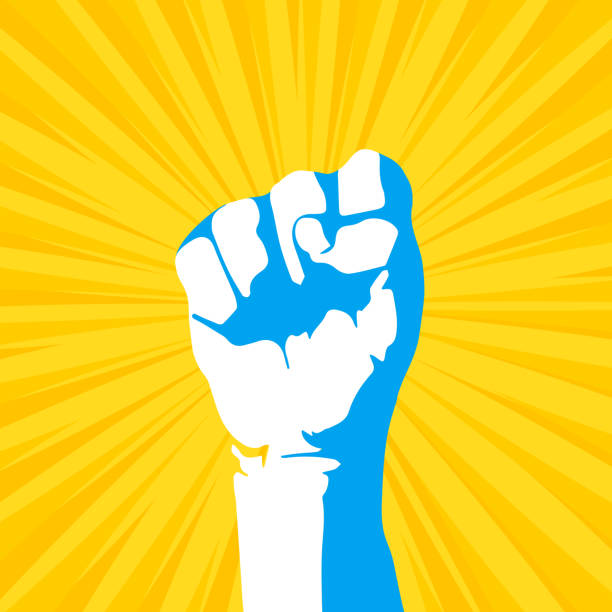 istock Stop war banner. International protest. Ukrainian flag. Stop war in Ukraine. Save Ukraine, Stop War. Vector EPS 10 1414221800