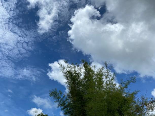 istock Blue sky , beautiful sky in the afternoon 1414225135
