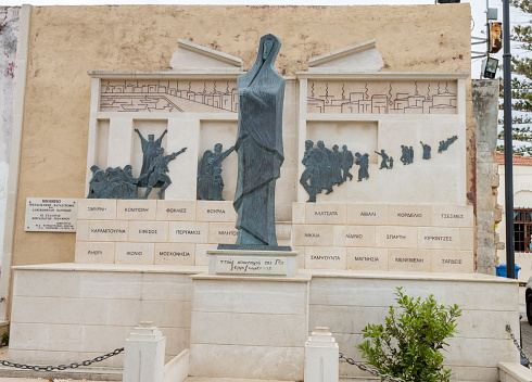 There are many identifiable names visible on this monument which was erected by the Association of Minor Asia and the Association of Minor Asia 'Ionia' Rethymnon. The genocide took place after The Young Turk Revolution involving the years 1914-1923 which impacted the Christian minority Pontic Greeks in Anatolia. The Young Turks wanted to 'Turkify' the Ottoman Empire and so a genocidal campaign took place against non-Turkish minorities. Between 1914-1923, about 353,000 Pontic Greeks were killed and 1.5 million were expelled.