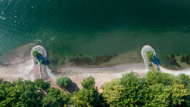 istock Rhine river - aerial view 1414231074