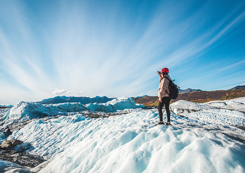 Matanuska Glacier hike day tour in Alaska.