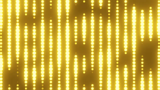 istock Glowing golden defocused lights garland 1414234855