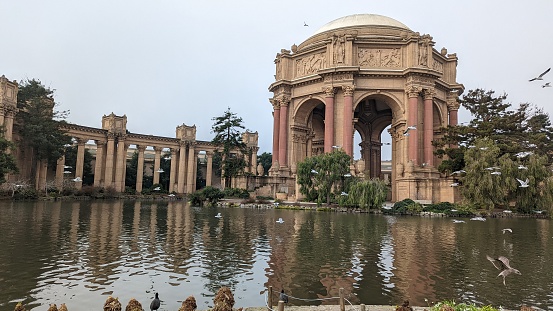 The Palace of fine arts in san francisco