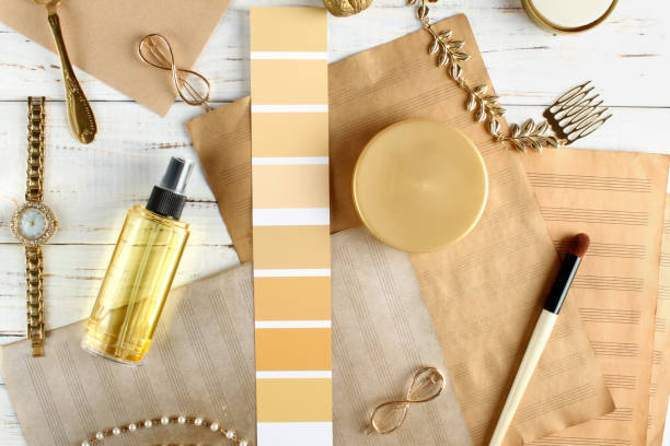 istock Yellow color palette 1414239342