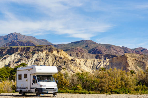 istock Rv camper in Sierra Alhamilla mountains, Spain. 1414243403