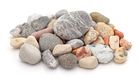Pile of colorful stones.
