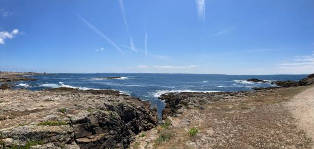 istock Panorama at the wild coast 1414255082