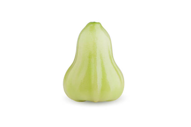 istock green rose apple isolated on a white background. 1414257596