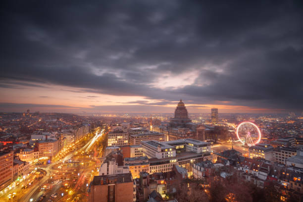 istock Brussels, Belgium Cityscape at Dusk 1414266539