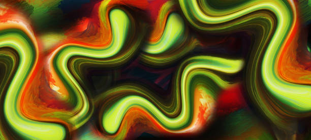 istock Abstract Colorful wavy  Background Design. 1414269941