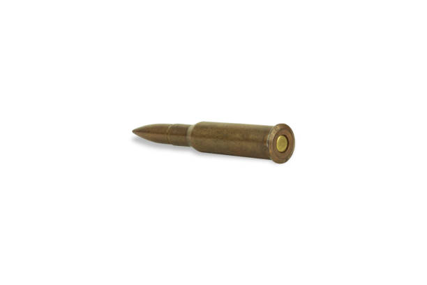 istock cartridge from machine gun isolated on white background 1414275859