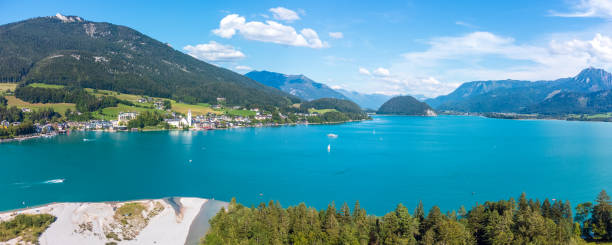 istock St Wolfgang and lake Wolfgangsee, Austria 1414277297