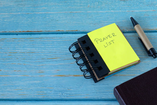 Holy Bible Pen And Memo Pad Stock Photo, Picture and Royalty Free Image.  Image 23452529.
