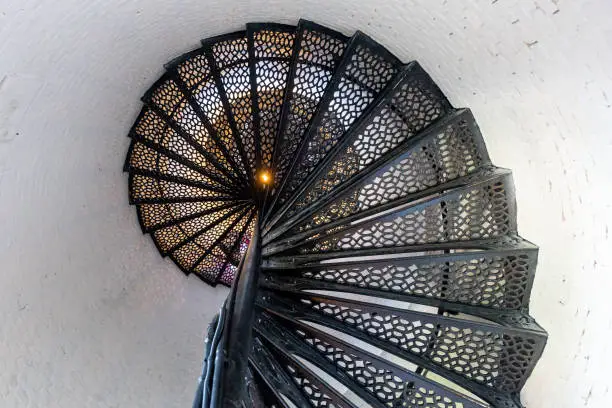 Photo of Spiral Staircase Inside Pensacola Lighthouse