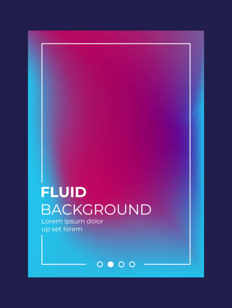 istock Abstract gradient fluid background. Set of modern poster background for business. Modern color in fluid form. Vector illustration minimalistic style concept 1414285909