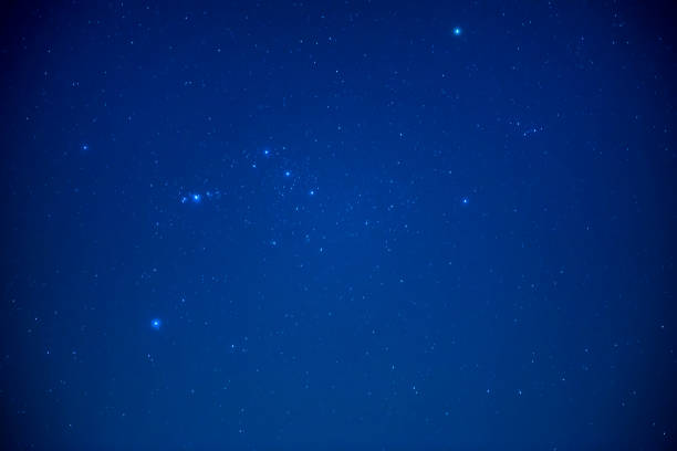 istock Night dark sky with bright stars 1414293047