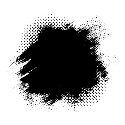 Abstract Black And White Grunge Background