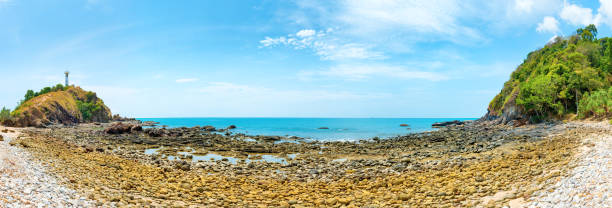 istock Sea coast landscape with blue water 1414293933