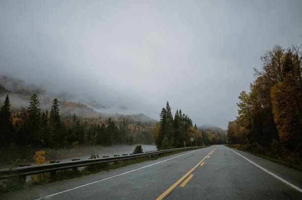 Autumn on the road