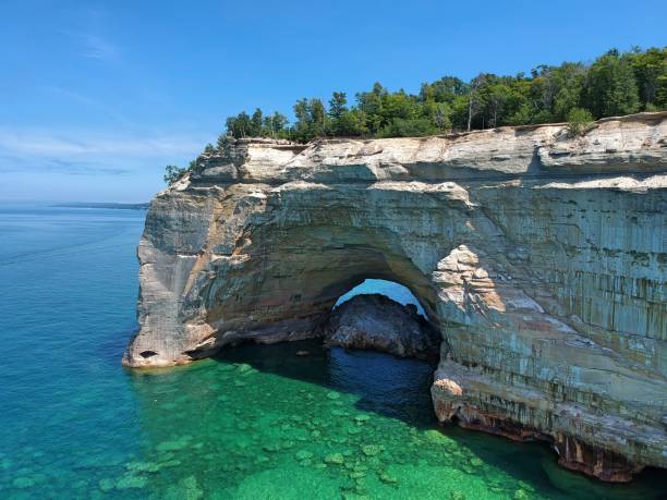 istock Pictured Rocks of Northern Michigan 1414301599