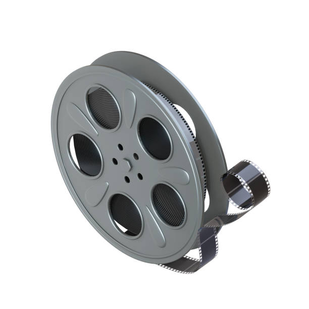 istock Realistic film reel rendered illustration. 3D icon  on white background. 1414301971