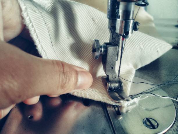 istock Sewing machine professional fashion design 1414316279