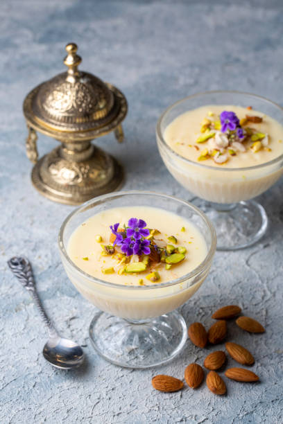 istock Traditional delicious Turkish Desserts; Keskul - Pudding 1414321127