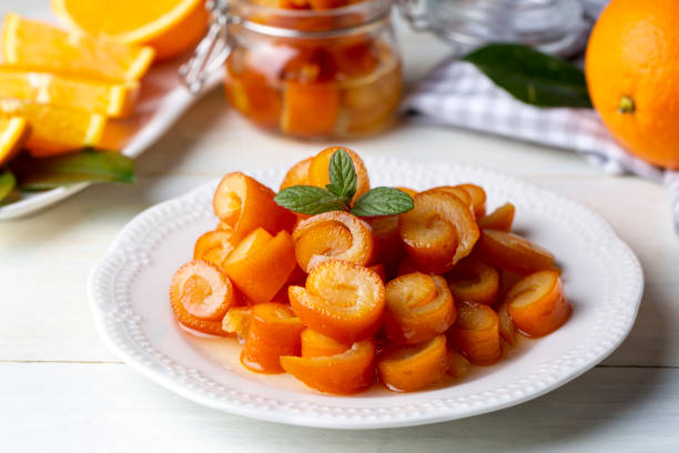 istock From traditional Turkish cuisine; Orange peel jam (Turkish name; Portakal kabugu receli) 1414322152