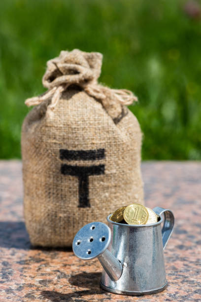 istock Conceptual photo about pensions in Kazakhstan 1414332123