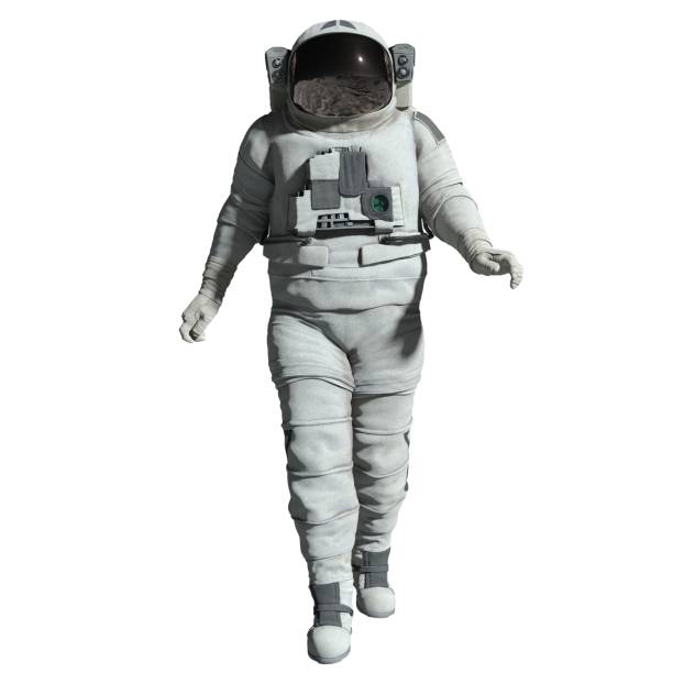istock Astronaut 3d illustration isolated on white background 1414342534