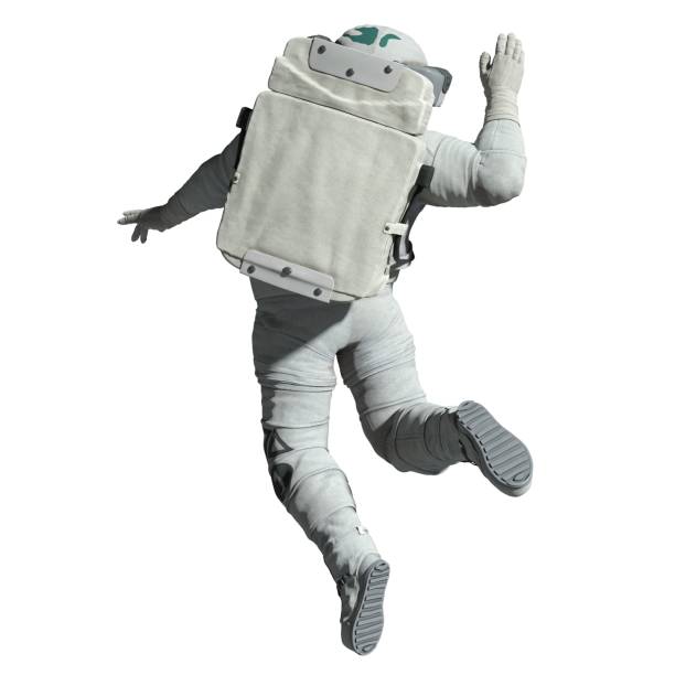 istock Astronaut 3d illustration isolated on white background 1414342536