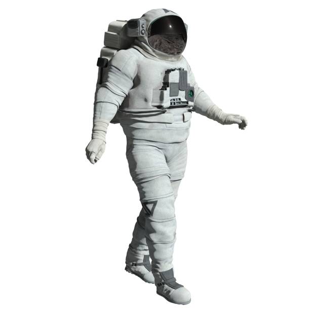 istock Astronaut 3d illustration isolated on white background 1414342539