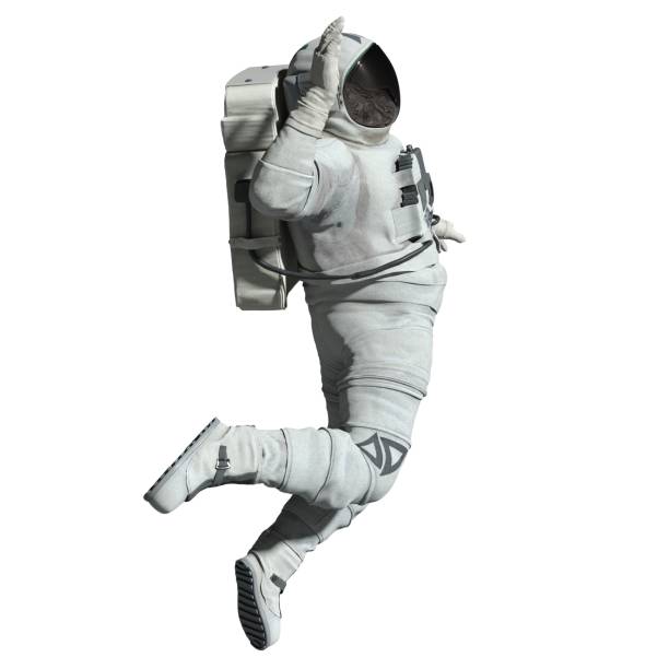 istock Astronaut 3d illustration isolated on white background 1414342551