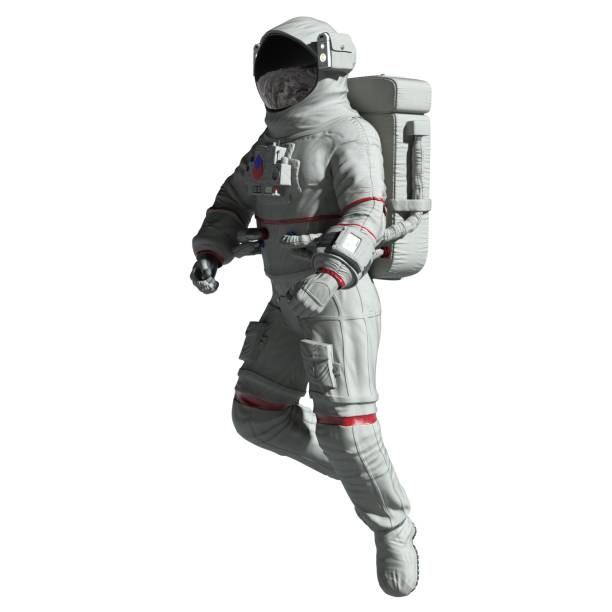 istock Astronaut 3d illustration isolated on white background 1414342582