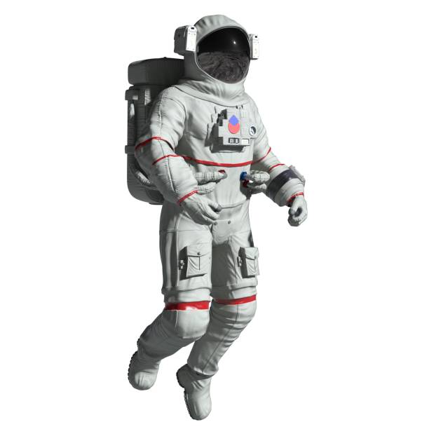 istock Astronaut 3d illustration isolated on white background 1414342585