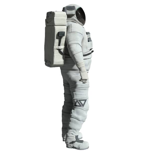 istock Astronaut 3d illustration isolated on white background 1414342602
