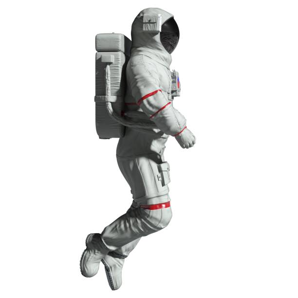 istock Astronaut 3d illustration isolated on white background 1414342606