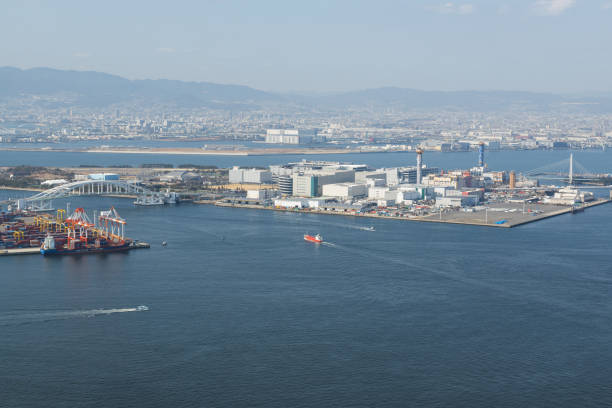 istock Scenery of Osaka port 1414342730