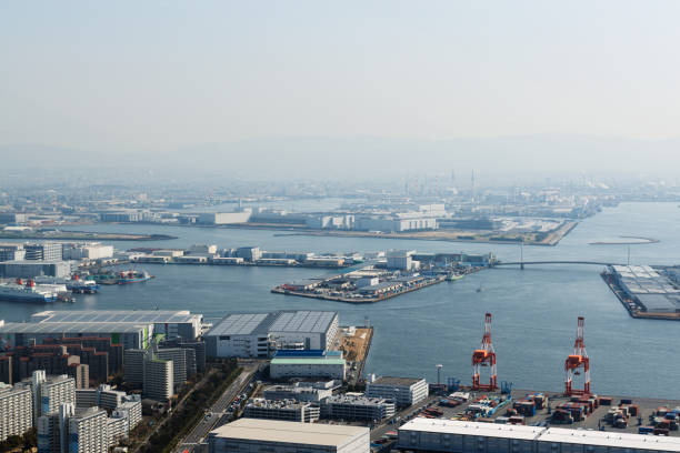 istock Scenery of Osaka port 1414342786