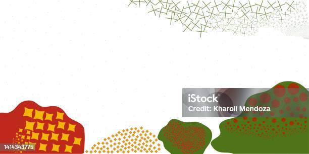 Fall Spot Graphics Set Of Autumn Graphic Elements Backgrounds Dots Spots Lines Stock ...