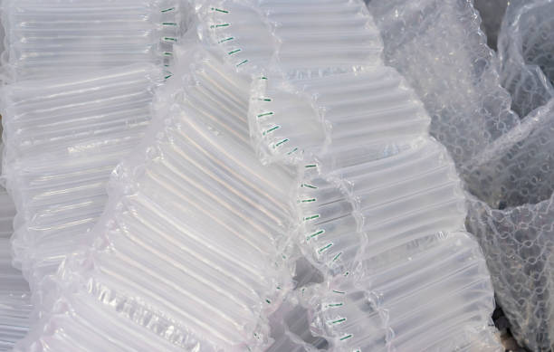 plastic translucent air packaging, protection of goods