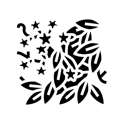 bignonia capreolata glyph icon vector. bignonia capreolata sign. isolated symbol illustration