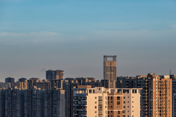 istock Modern architecture and urban skyline at dusk 1414351864