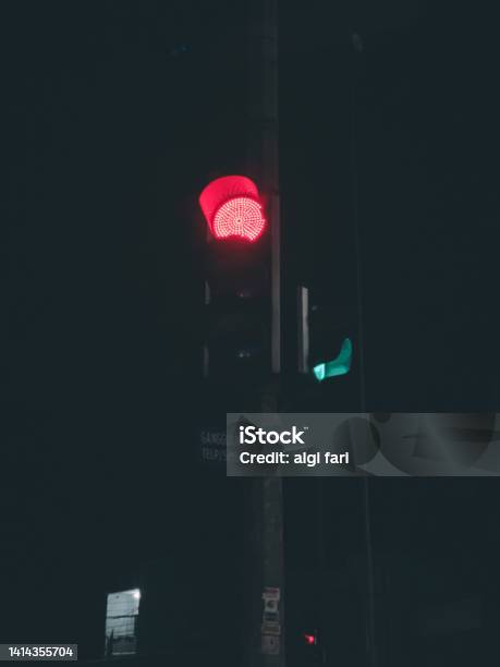 Red Light Moving Sign Red Light Sign Stock Photo - Download Image Now - City, City Life, City ...