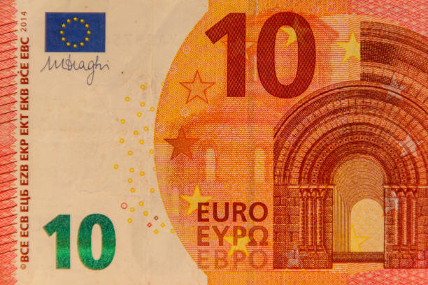 istock Macro shot of ten euro banknote 1414355909