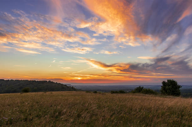 istock Beacon Hill sunset Wessex Downs 1414361967