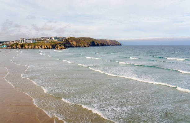 istock Early Morning On Perranporth Beach, Cornwall 1414368661