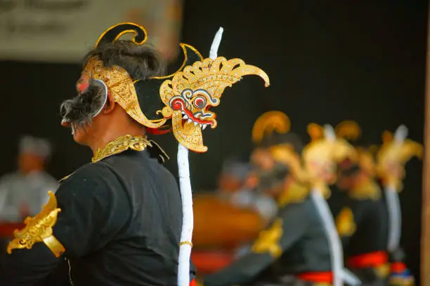 Photo of Indonesian Barong Mask Dancers