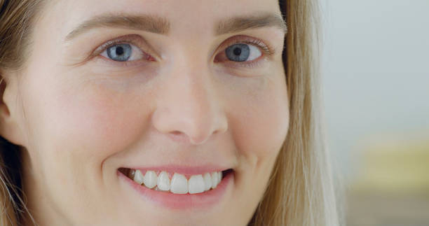 istock Happy woman looking into camera 1414378702