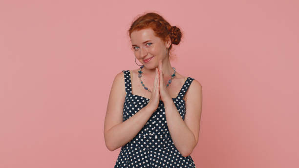 istock Sneaky cunning girl with tricky face scheming evil plan, thinking over villain idea, jokes, pranks 1414391860